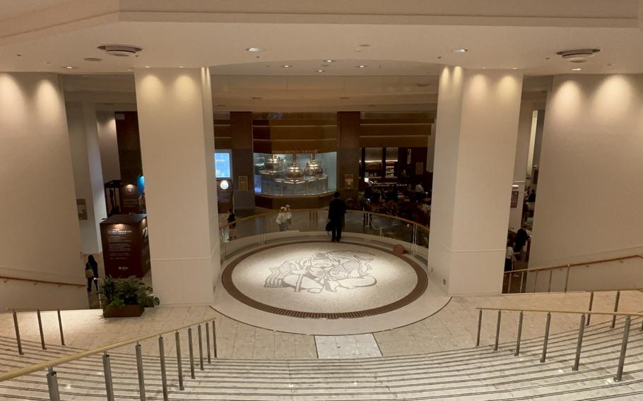 stairs at Yebisu Beer Museum